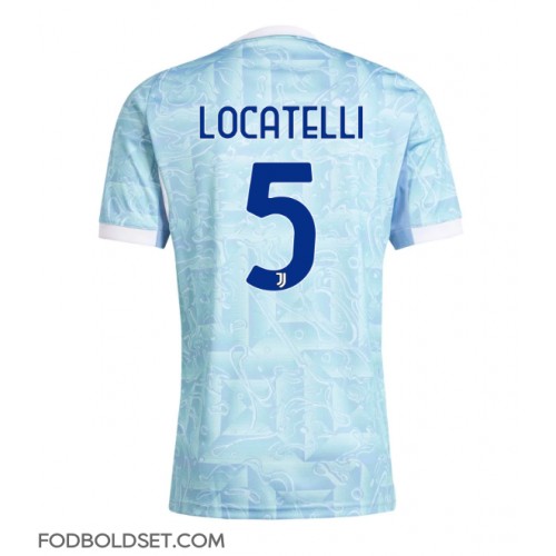 Juventus Manuel Locatelli #5 Udebanetrøje 2025-26 Kortærmet